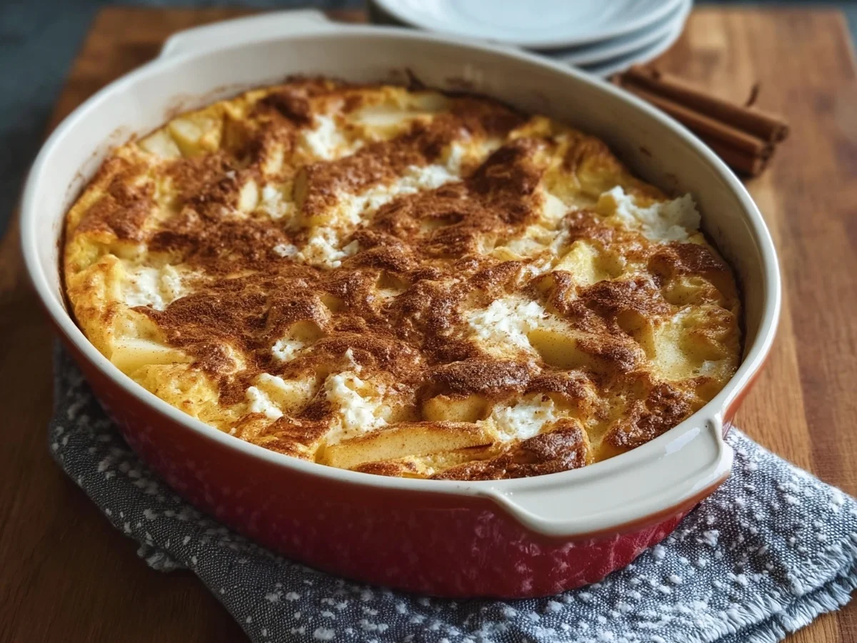 Apple Cinnamon Cottage Cheese Bake | High-Protein Breakfast - Image 1