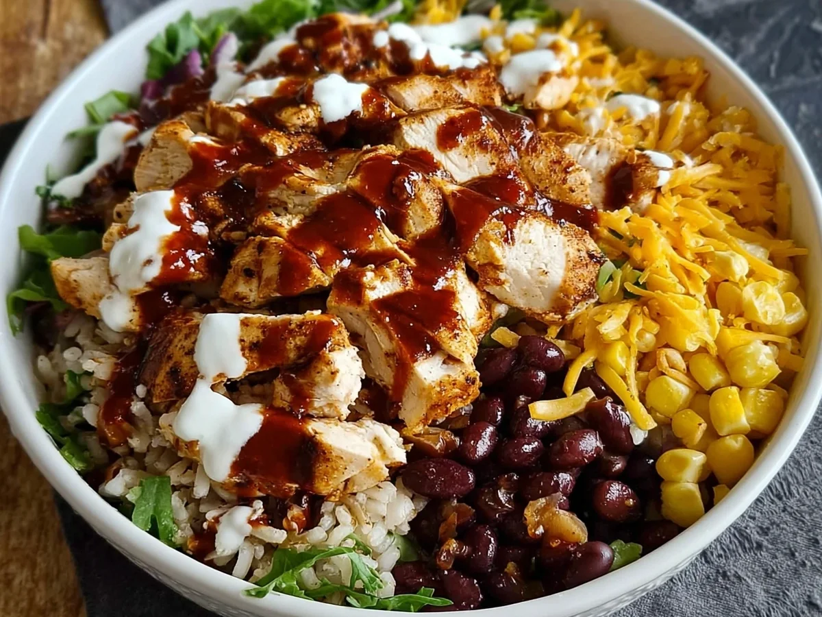 BBQ Ranch Chicken Bowl: Macro-Friendly & High Protein - Image 1