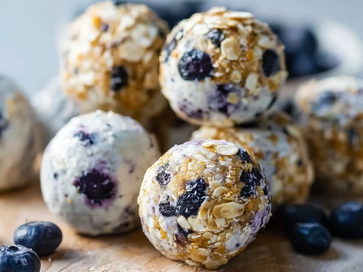Blueberry Cheesecake Protein Bites: Healthy No-Bake - Image 1