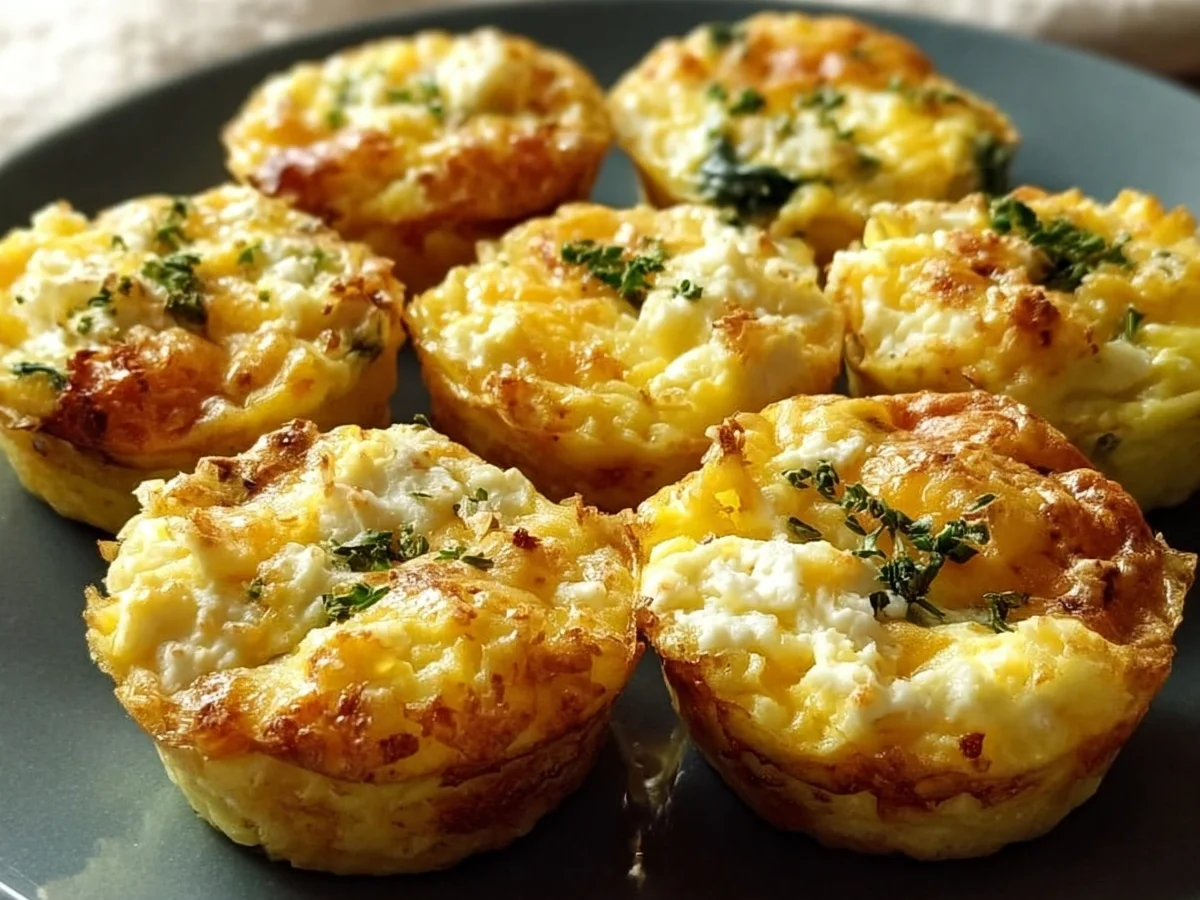 Cheesy Cottage Cheese Egg Bites in Muffin Tins - Image 2
