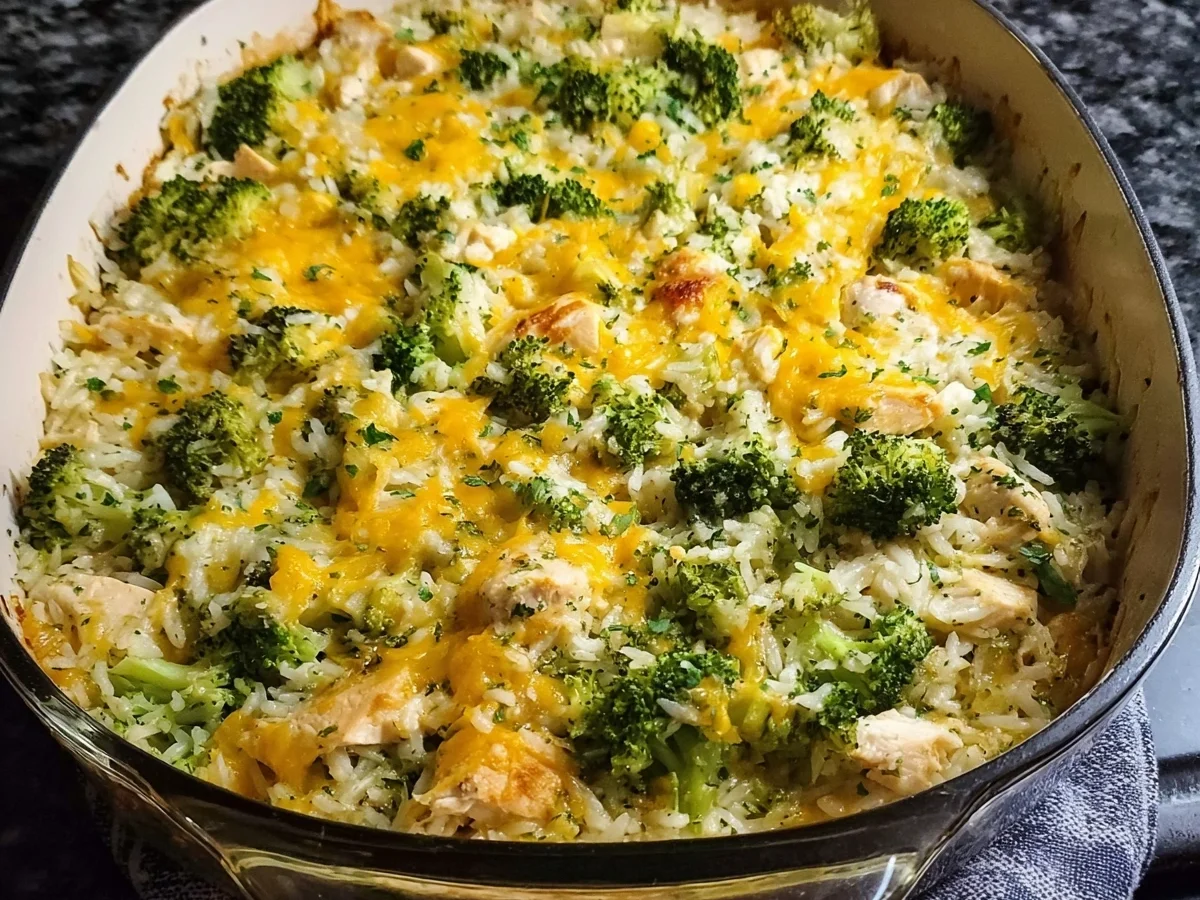 Chicken Broccoli Rice Casserole: Easy Meal Prep Dinner - Image 1