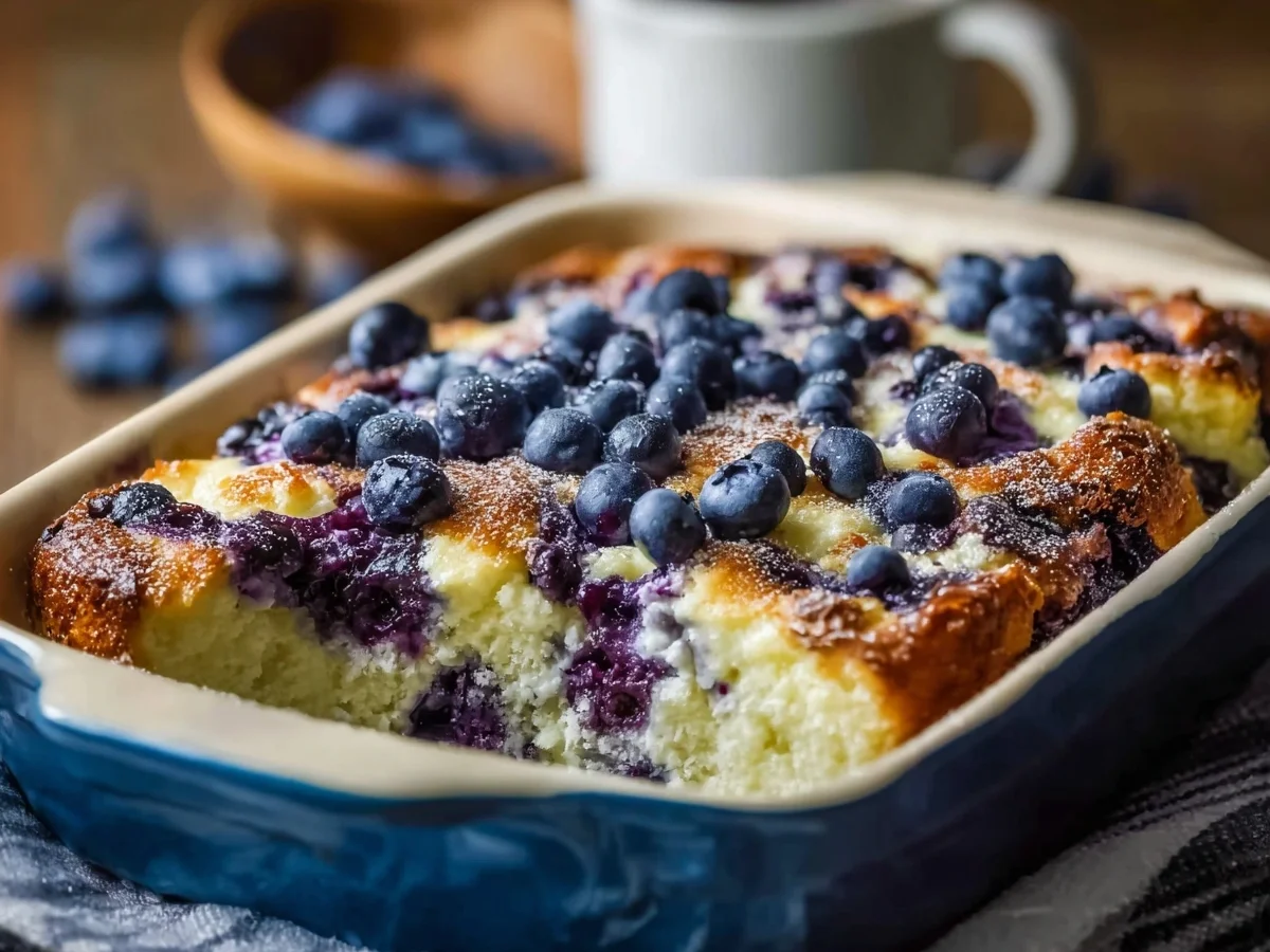 Creamy Blueberry Cottage Cheese Breakfast Bake Recipe - Image 1