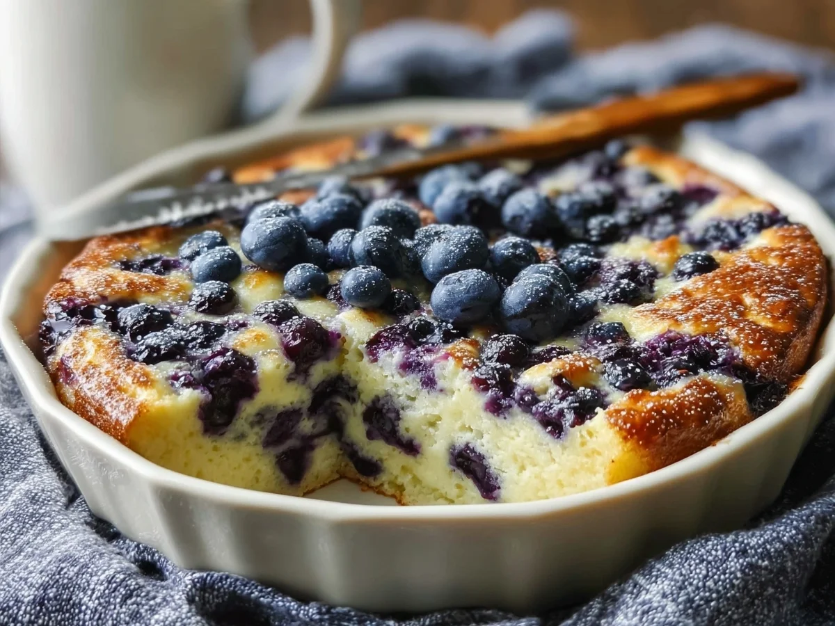 Creamy Blueberry Cottage Cheese Breakfast Bake Recipe - Image 2
