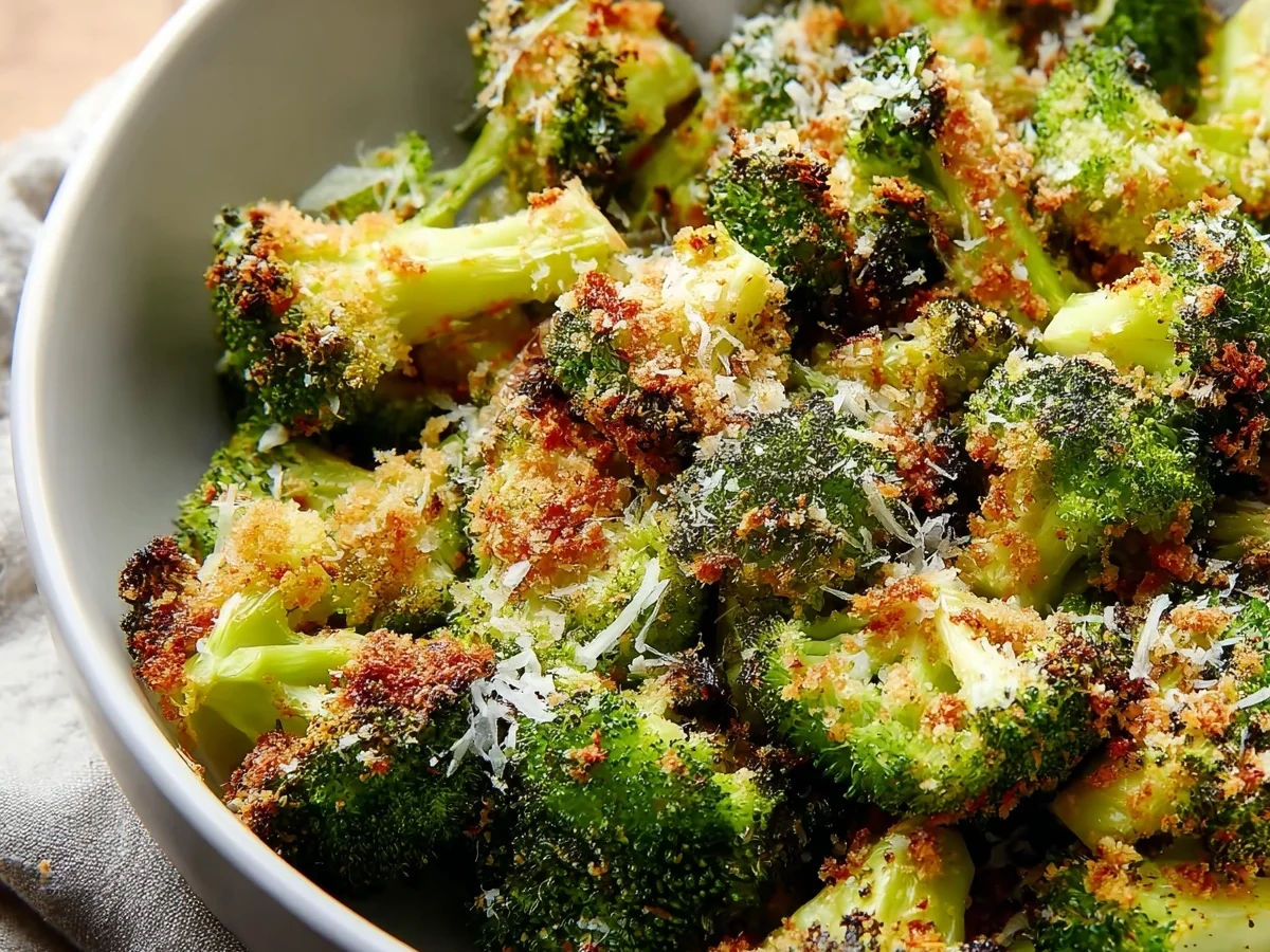 Crispy Parmesan Crusted Broccoli Florets - Image 1