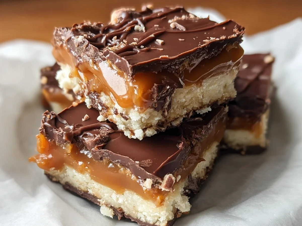 Decadent Low Carb Millionaire Bars - Image 1