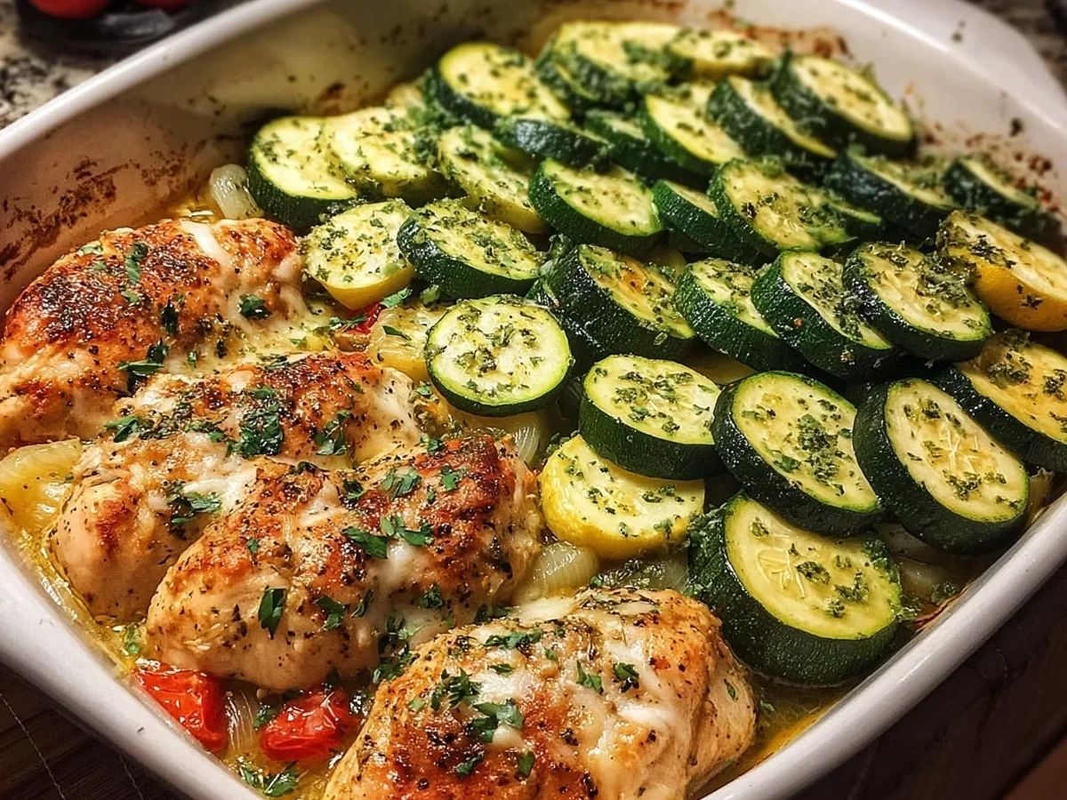 Easy Chicken Zucchini Bake: Protein Dinner - Image 2