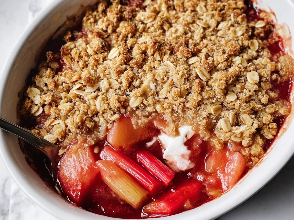 Easy Rhubarb Crisp: Quick & Delicious Dessert - Image 2