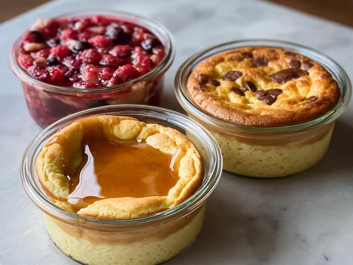 Fluffy Baked Protein Pancake Bowls: Healthy Breakfast - Image 1