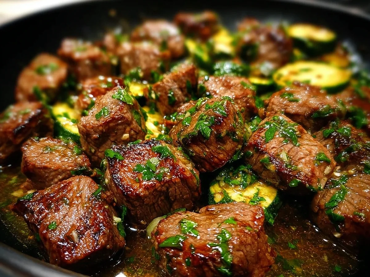 Garlic Butter Steak Bites: Quick 15-Min Low-Carb Dinner - Image 1