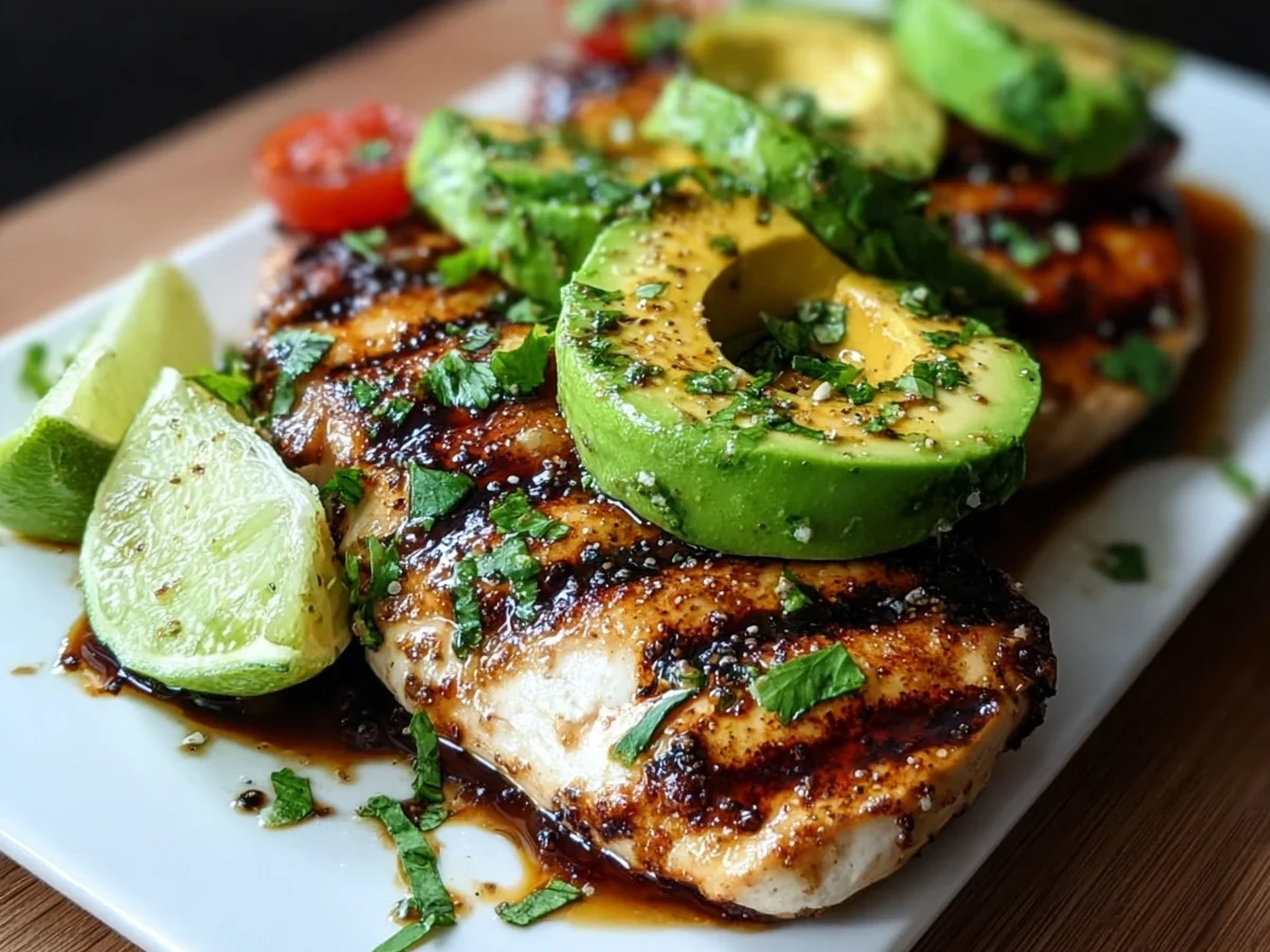Grilled California Avocado Chicken Recipe - Image 1