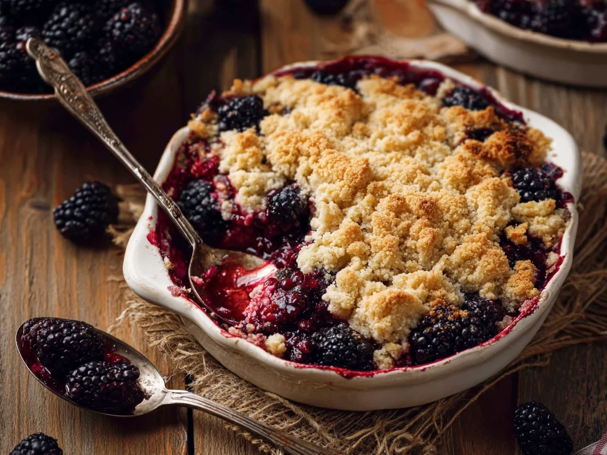 Keto Blackberry Cobbler: Low-Carb Dessert Recipe - Image 1