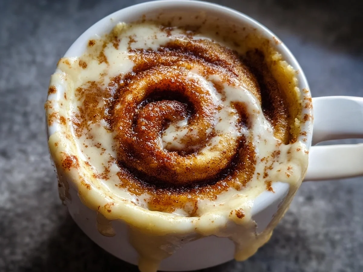 Keto Cinnamon Roll Mug Cake: 3-Minute Sugar-Free Treat - Image 2