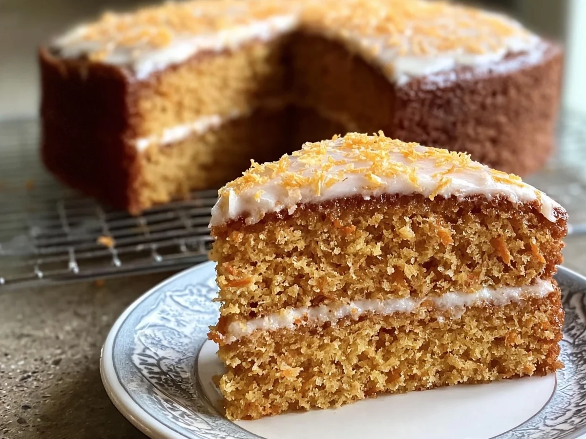 Keto Gluten-Free Carrot Cake: No Sugar No Flour - Image 1