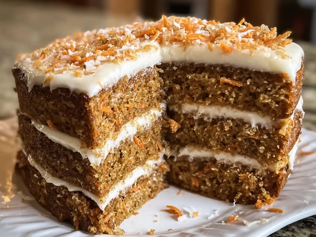 Keto Gluten-Free Carrot Cake: No Sugar No Flour - Image 2
