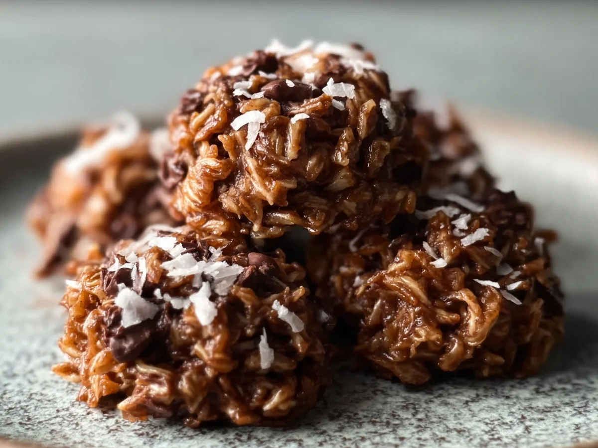 Keto No-Bake Cookies: Quick Low-Carb Dessert - Image 1