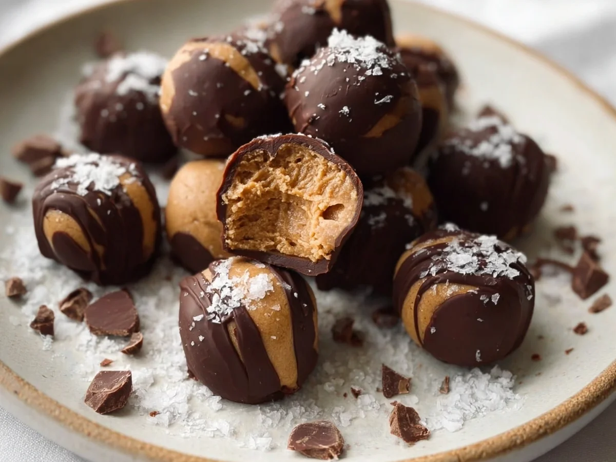 Keto Peanut Butter Chocolate Fat Bombs - Image 1