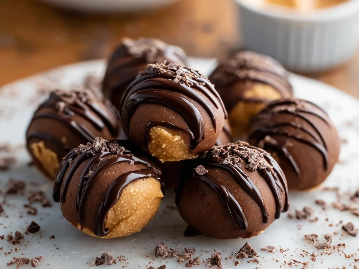 Keto Peanut Butter Chocolate Fat Bombs (No-Bake) - Image 2