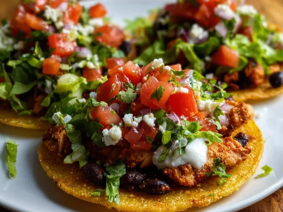 Low Calorie Tostadas: Quick High Protein Dinner - Image 1