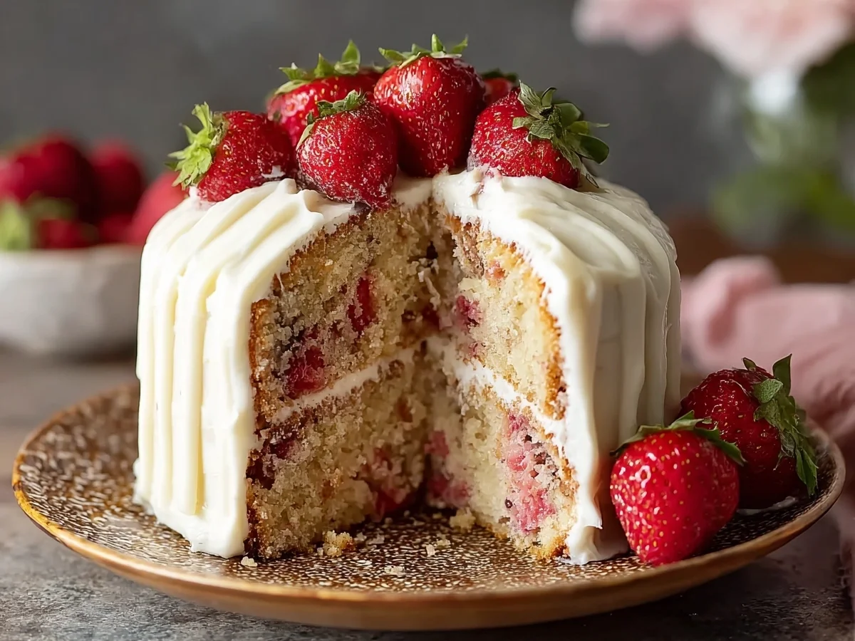 Low-Carb Strawberry Cake: Sugar-Free & Keto-Friendly - Image 2