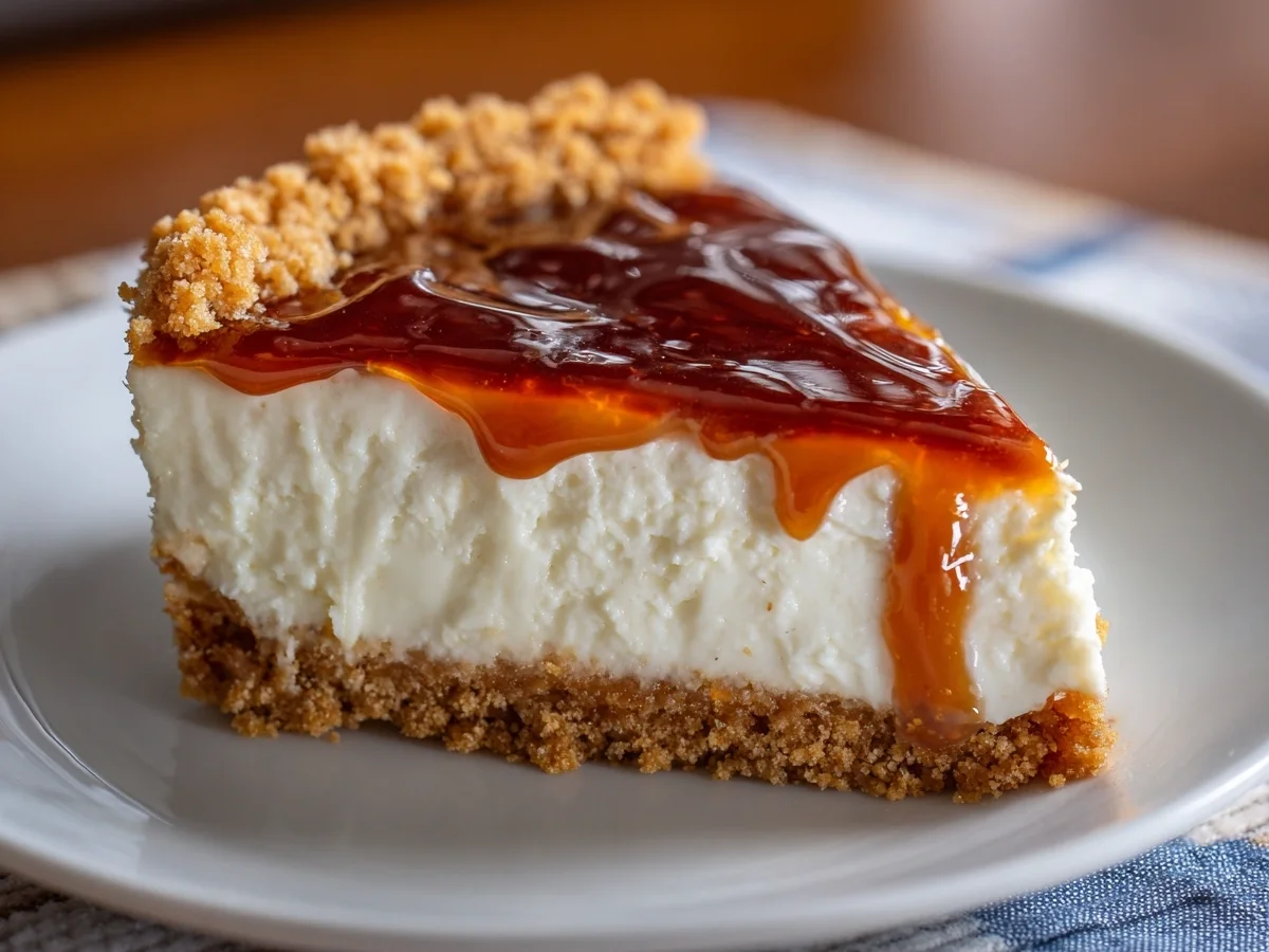 No-Bake Greek Yogurt Jello Cheesecake Recipe - Image 1