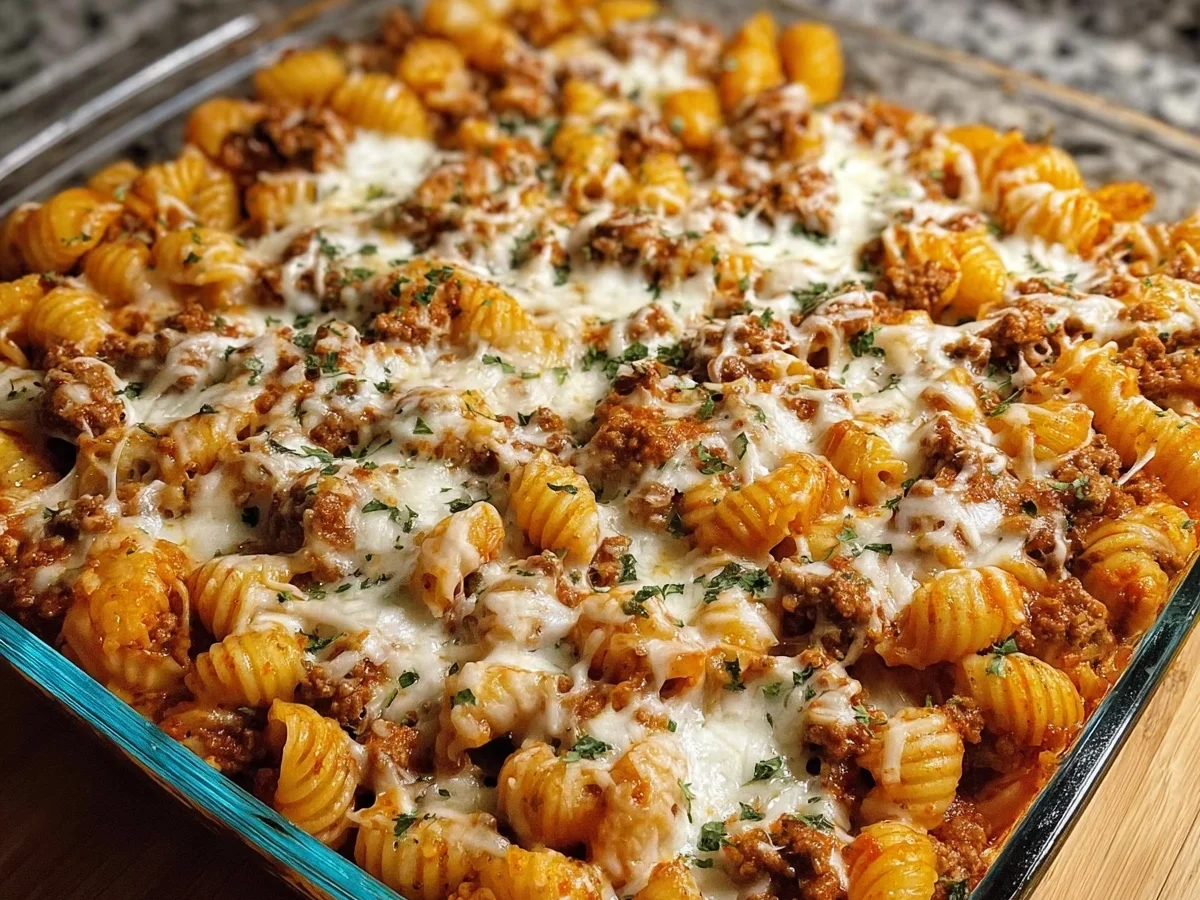 Protein Cottage Cheese Pasta Bake with Ground Beef - Image 2