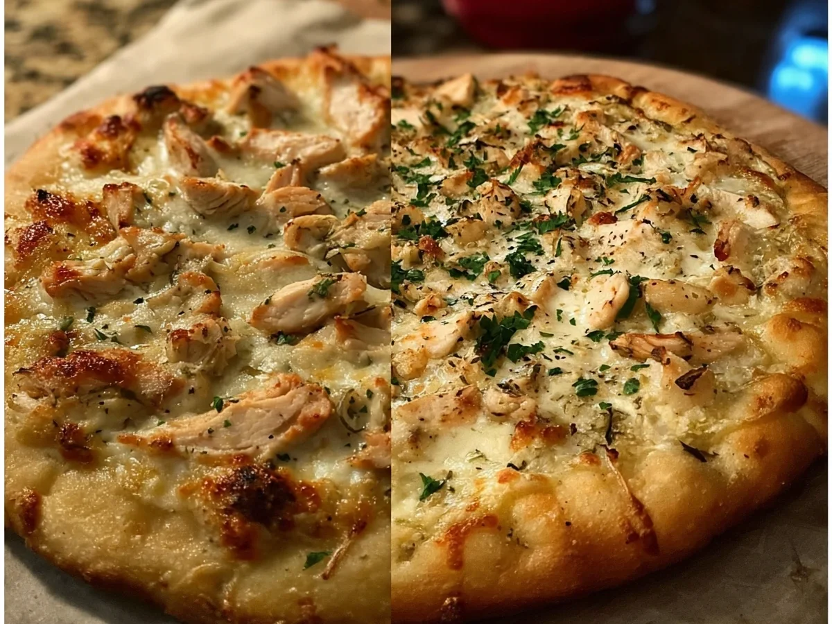 Roasted Garlic White Chicken Pizza | High Protein - Image 2