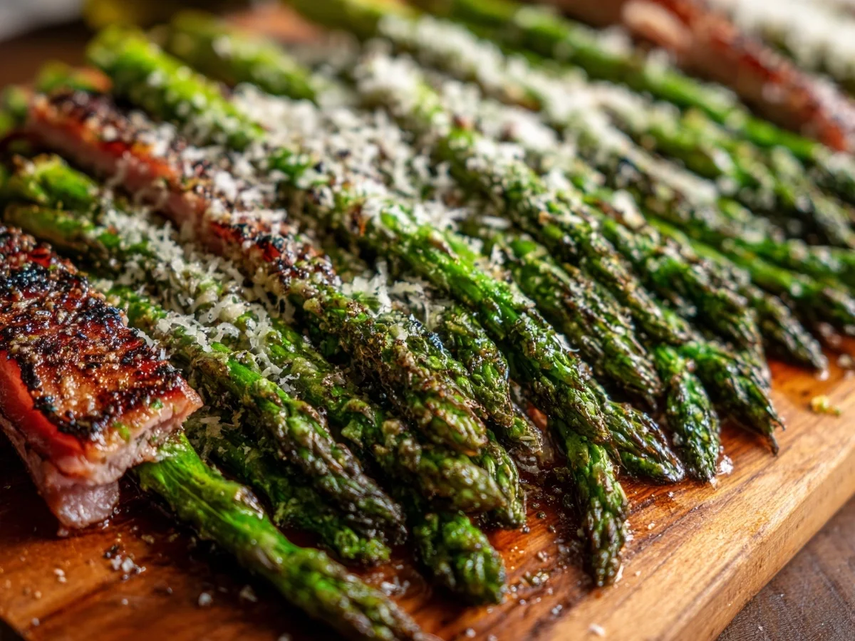 Roasted Parmesan Asparagus with Turkey Ham - Image 2