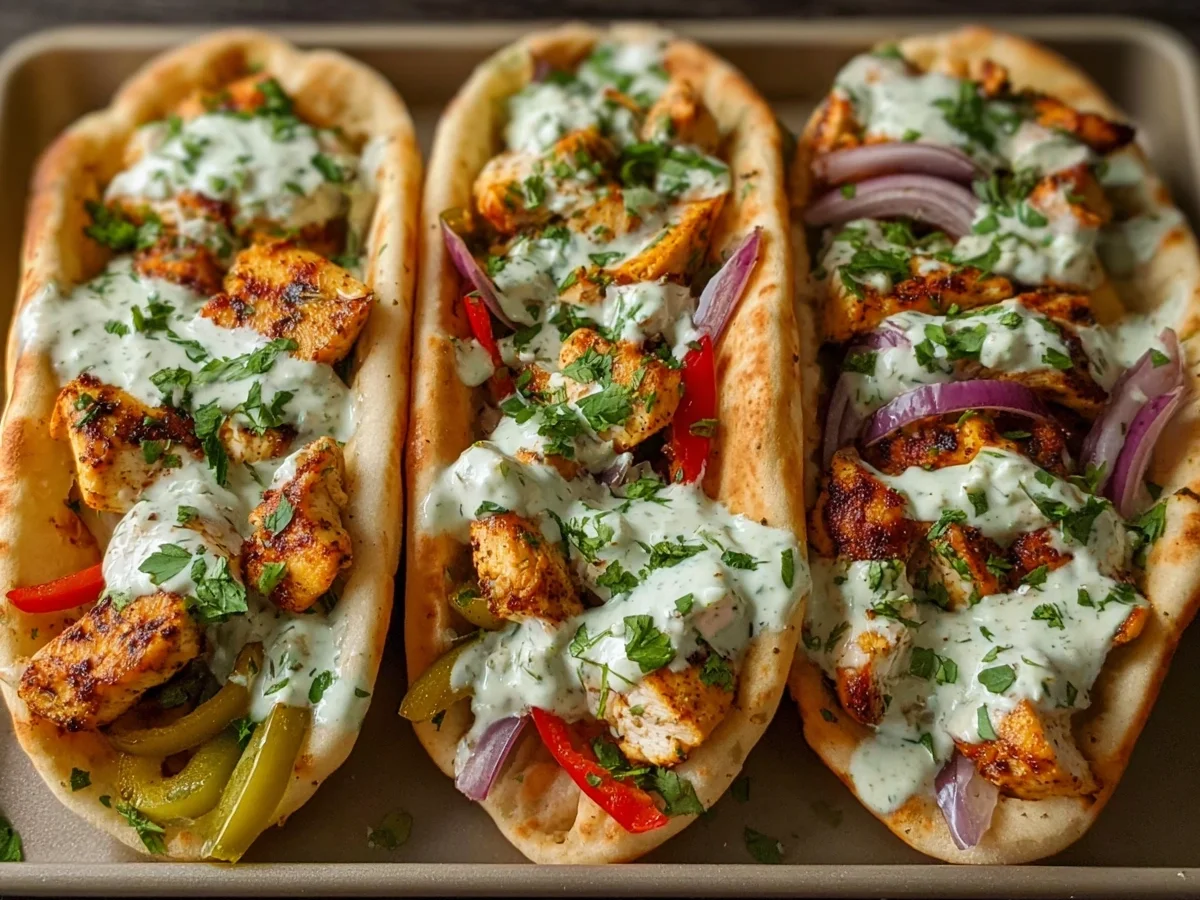 Sheet Pan Chicken Pitas with Herby Ranch: Quick Dinner - Image 1