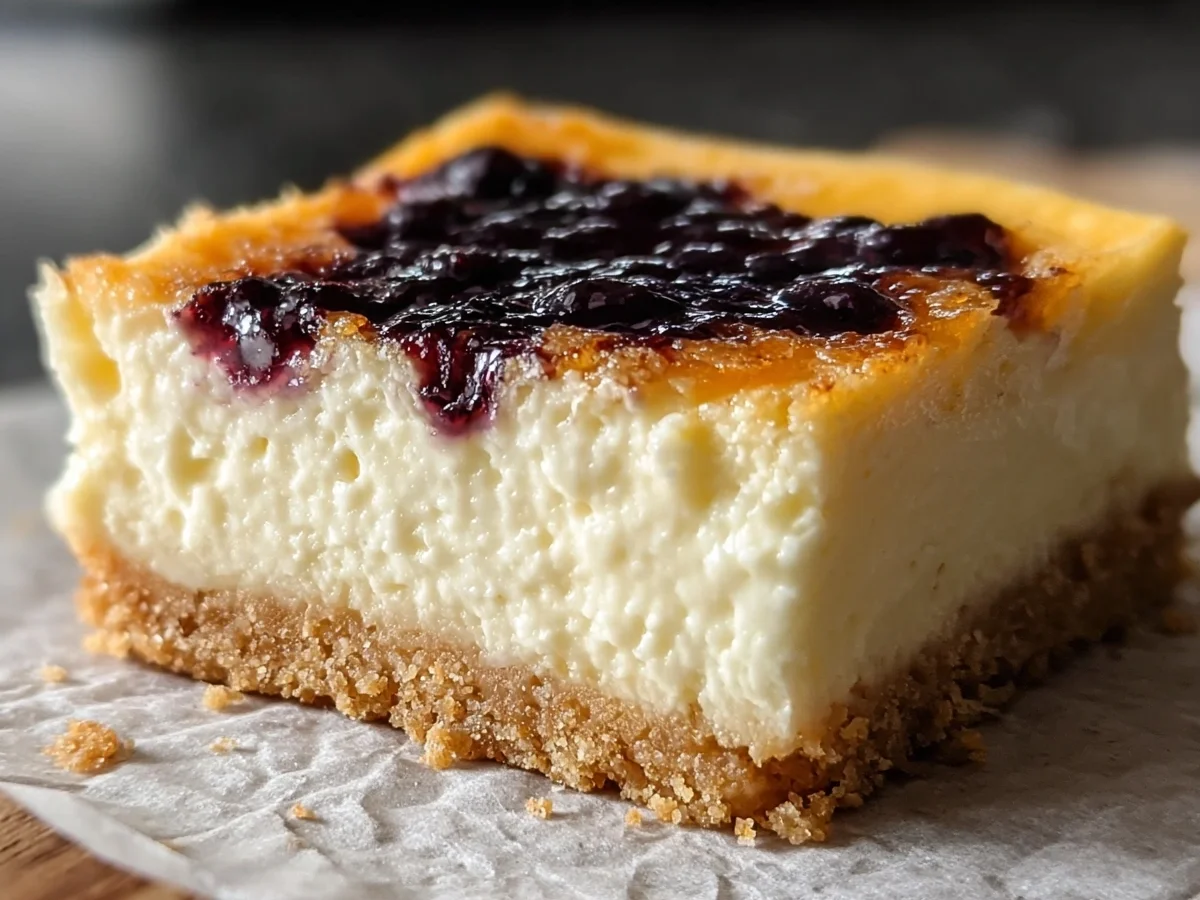 Sugar-Free Cheesecake Bars: Healthy Dessert Treat - Image 1