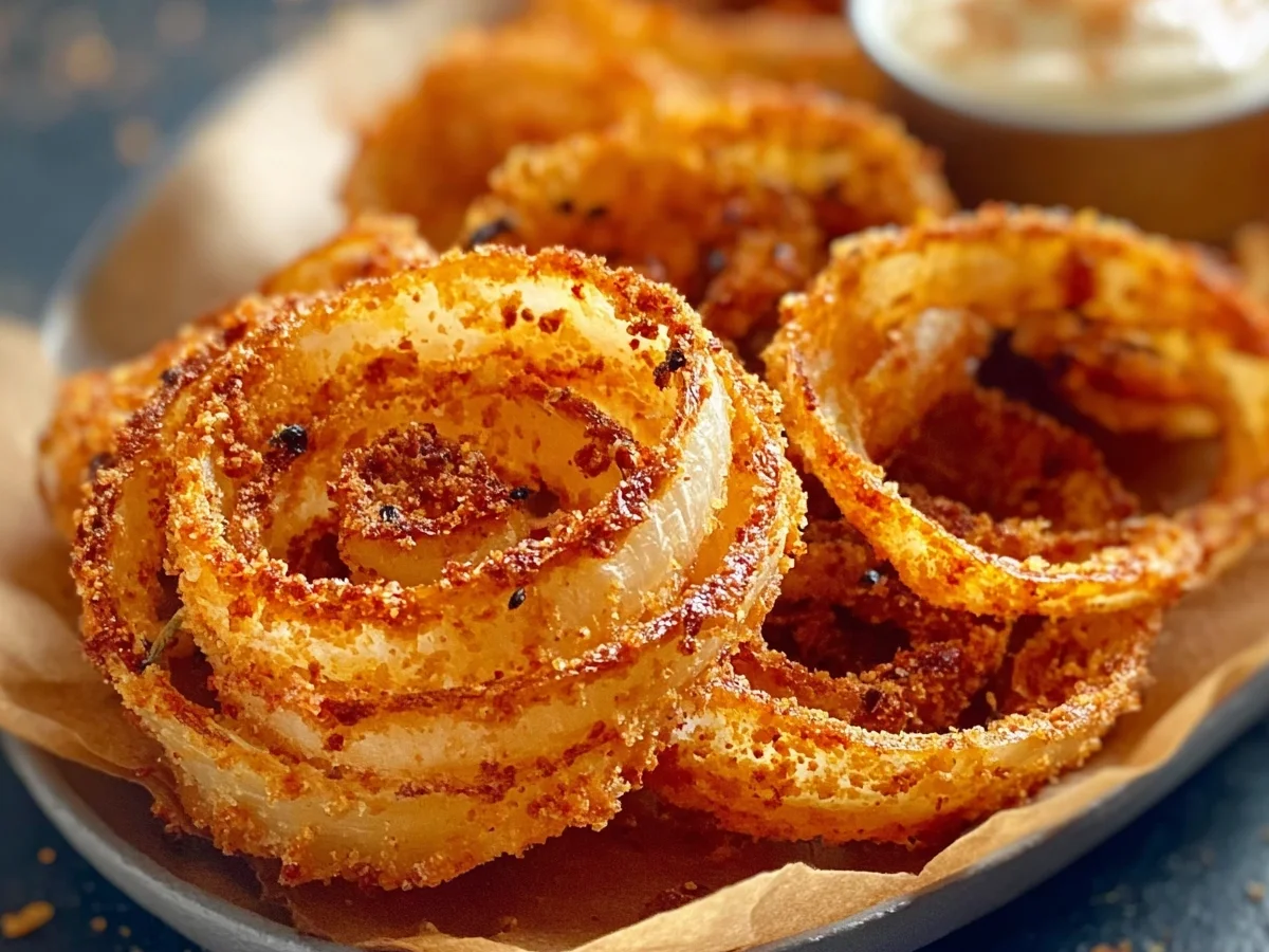 Viral High-Protein Keto Onion Rings (No Frying!) - Image 1