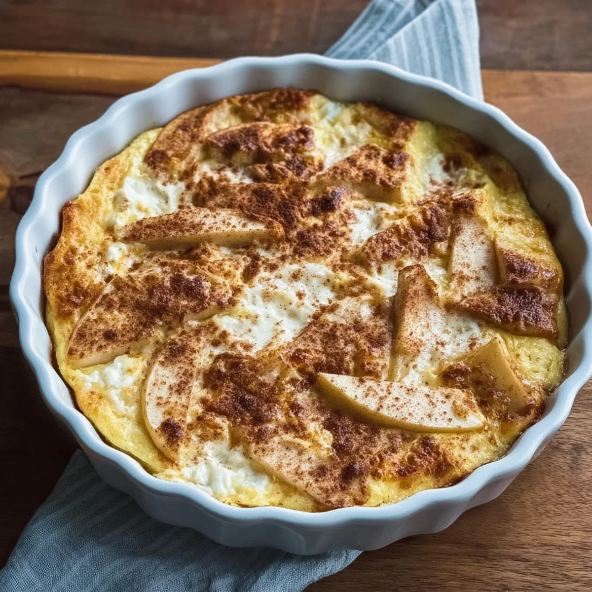 Apple Cinnamon Cottage Cheese Bake | High-Protein Breakfast