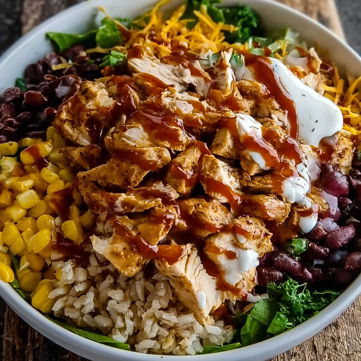 BBQ Ranch Chicken Bowl: Macro-Friendly & High Protein