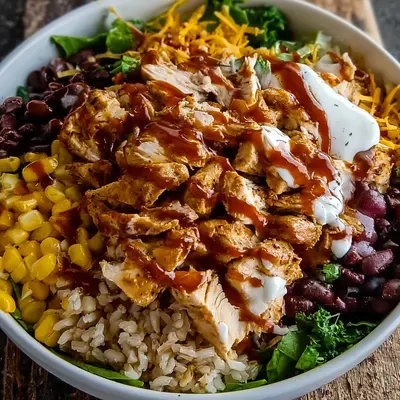 BBQ Ranch Chicken Bowl: Macro-Friendly & High Protein