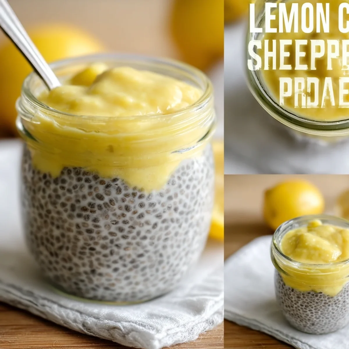 Bright & Creamy Lemon Chia Seed Pudding Recipe
