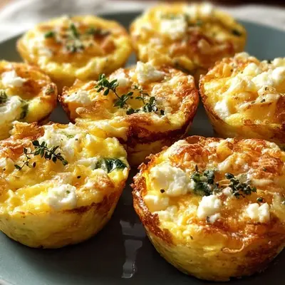 Cheesy Cottage Cheese Egg Bites in Muffin Tins