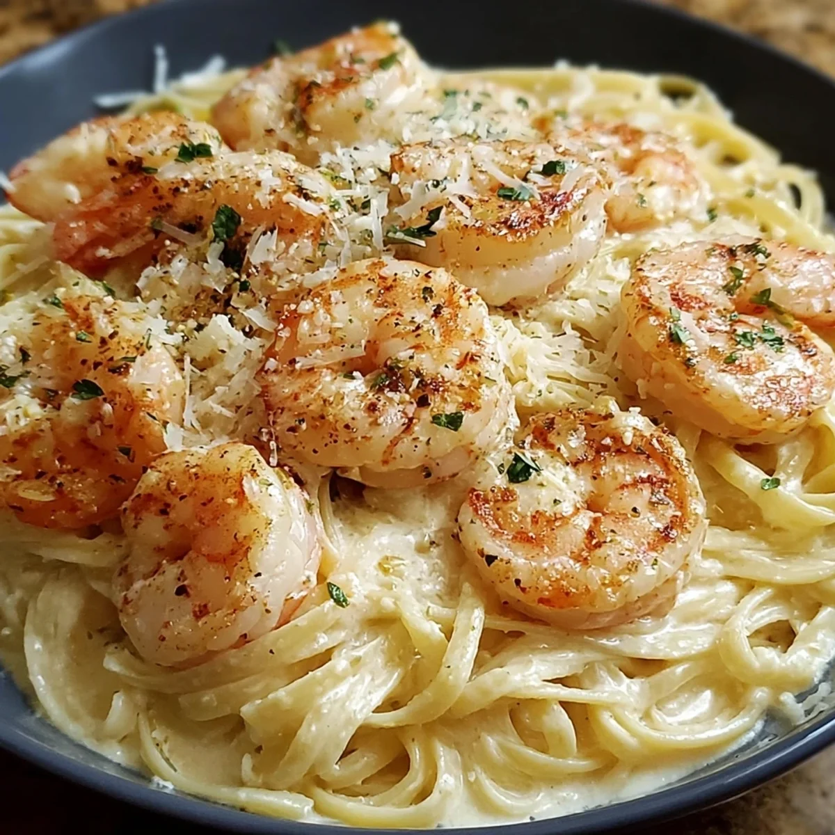 Creamy Garlic Shrimp Pasta: Quick Dinner Delight