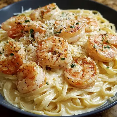 Creamy Garlic Shrimp Pasta: Quick Dinner Delight