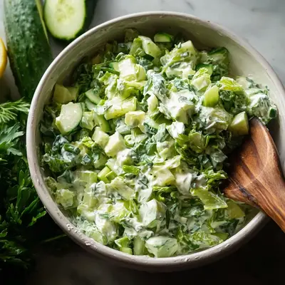 Creamy Green Goddess Salad: Fresh & Vibrant Recipe