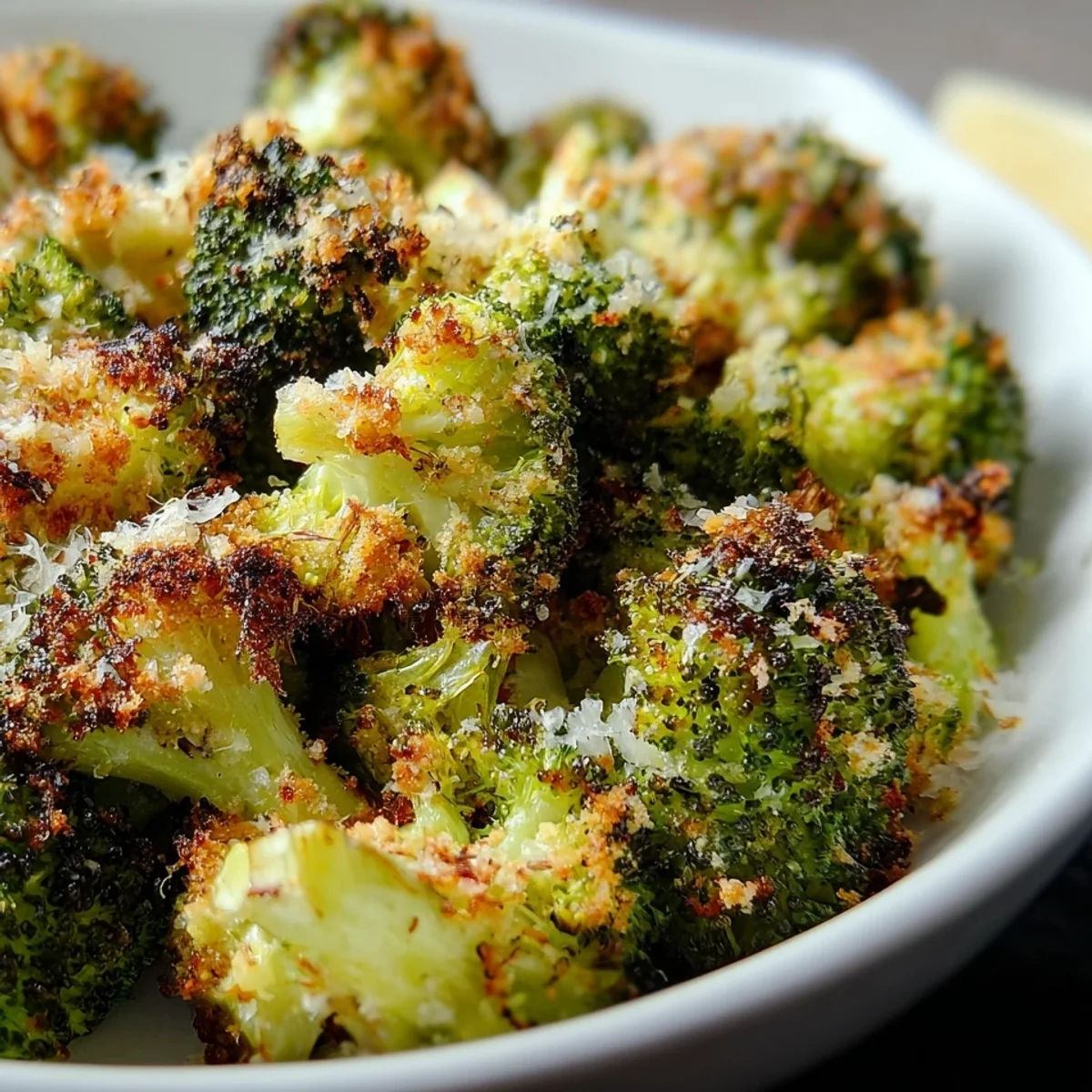 Crispy Parmesan Crusted Broccoli Florets