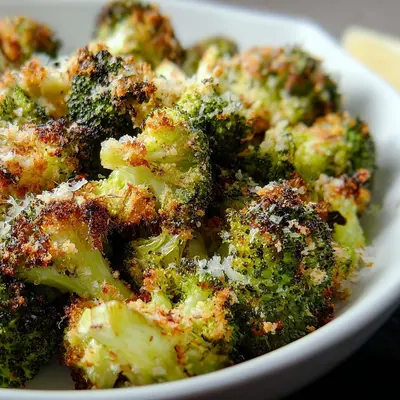 Crispy Parmesan Crusted Broccoli Florets