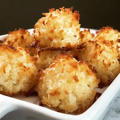 Easy Keto Coconut Macaroons (3 Ingredients)