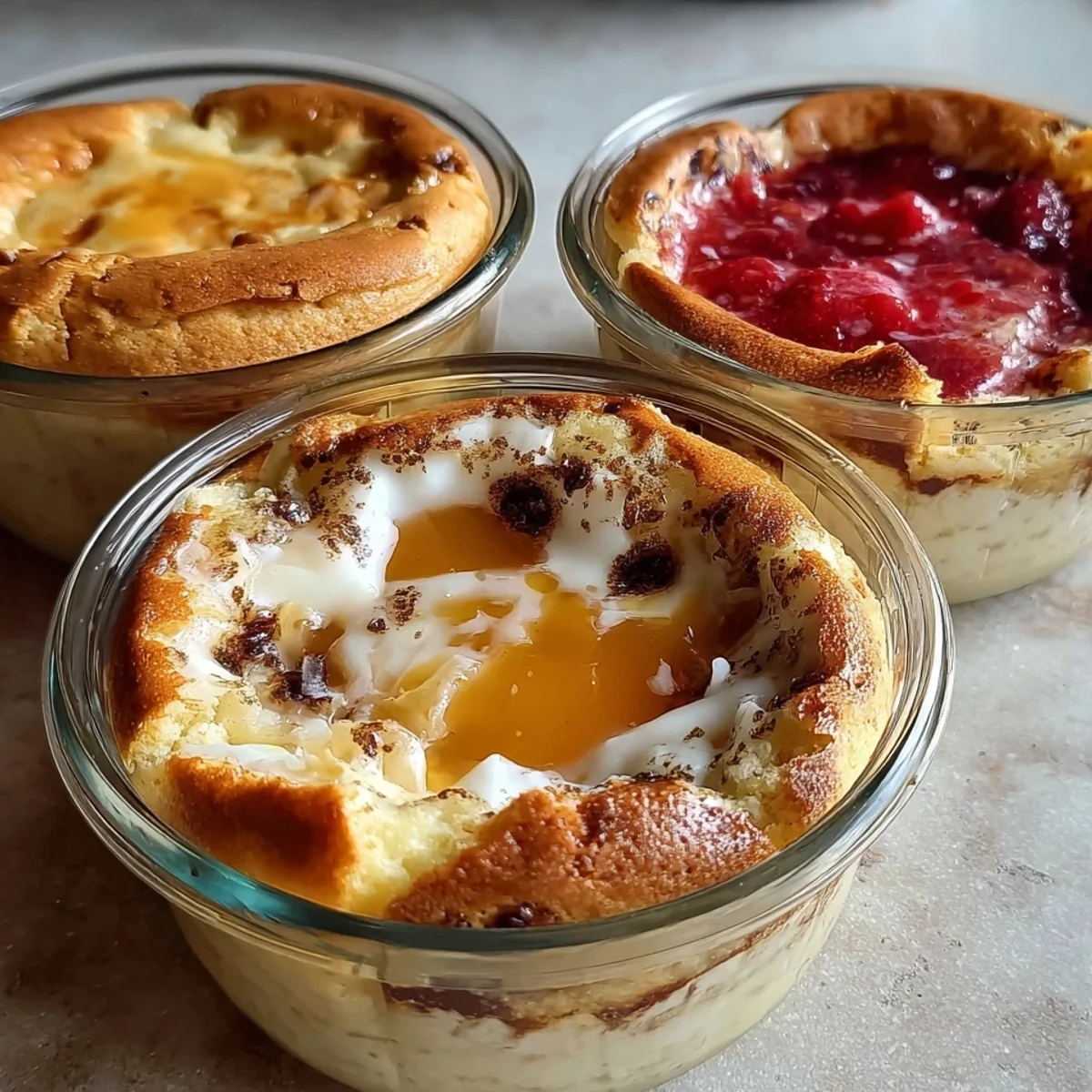 Fluffy Baked Protein Pancake Bowls: Healthy Breakfast