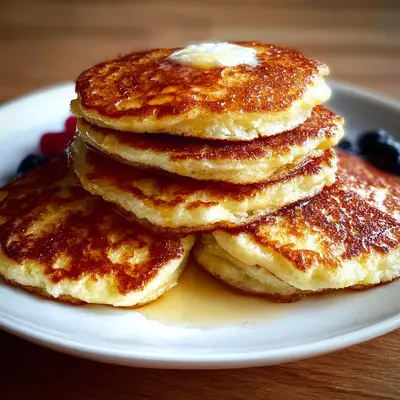 High-Protein Cottage Cheese Pancakes: Fluffy & Healthy