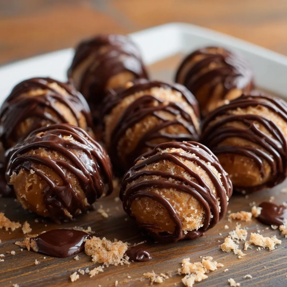 Keto Peanut Butter Chocolate Fat Bombs (No-Bake)