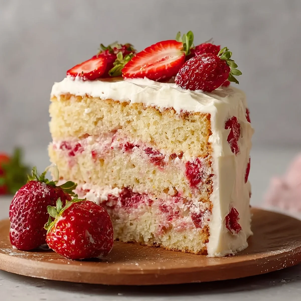 Low-Carb Strawberry Cake: Sugar-Free & Keto-Friendly