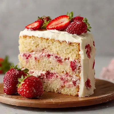 Low-Carb Strawberry Cake: Sugar-Free & Keto-Friendly