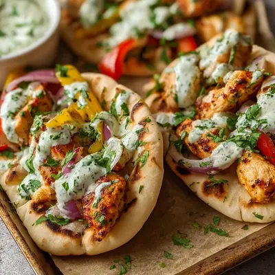 Sheet Pan Chicken Pitas with Herby Ranch: Quick Dinner