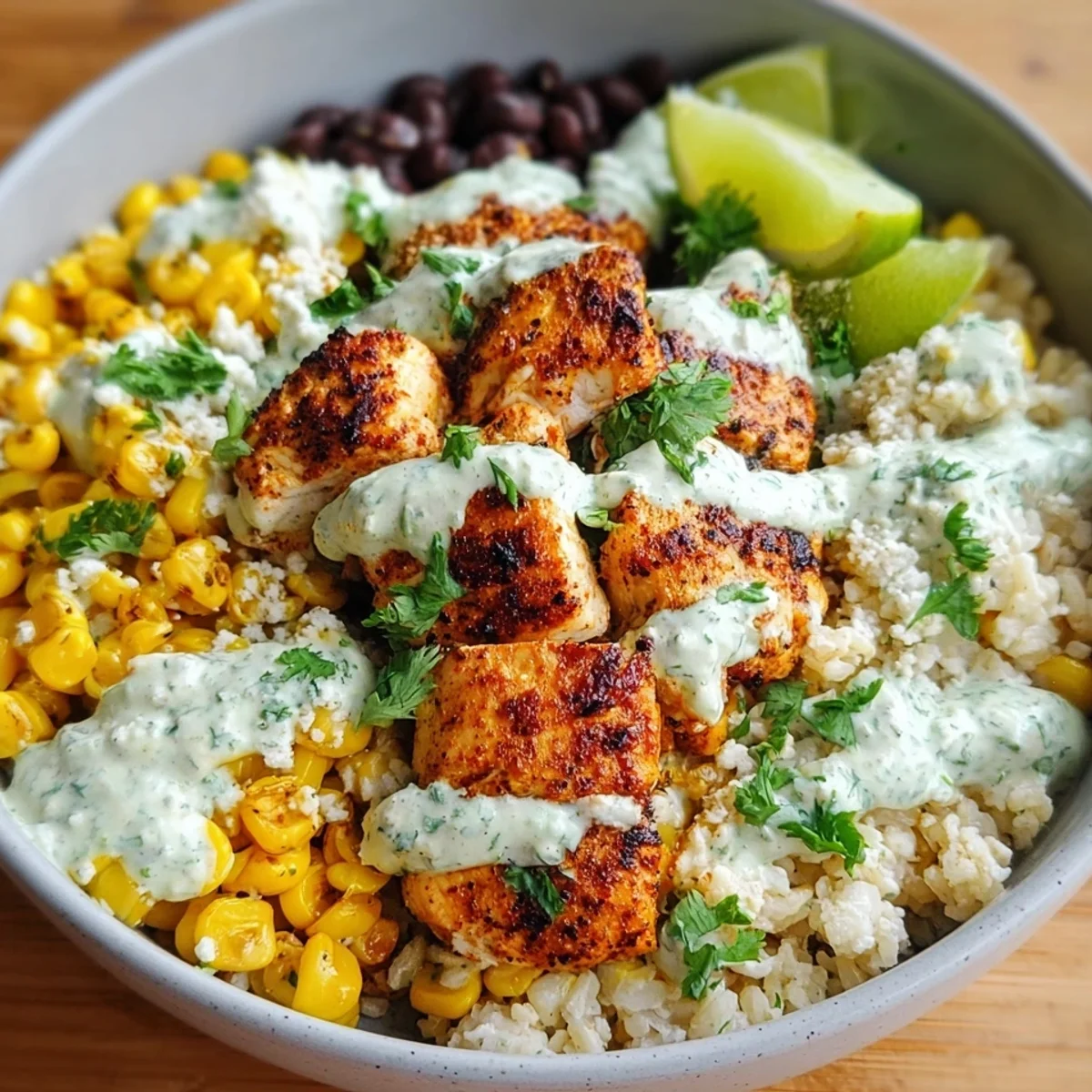 Street Corn Chicken Bowls: 40g Protein in 30 Mins