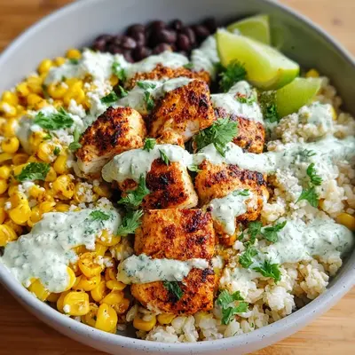 Street Corn Chicken Bowls: 40g Protein in 30 Mins