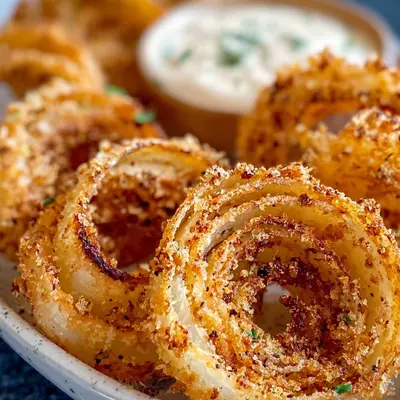 Viral High-Protein Keto Onion Rings (No Frying!)